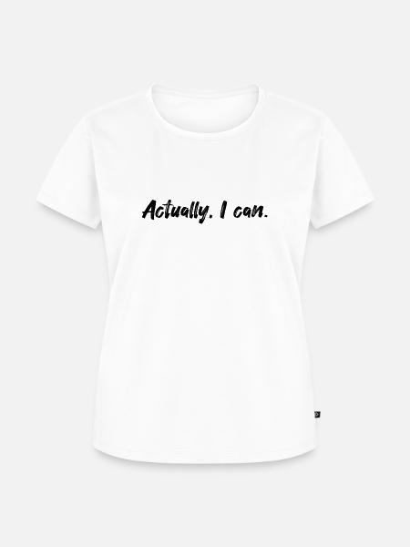 Glaub an Dich - Frauen Premium Bio T-Shirt - Weiß