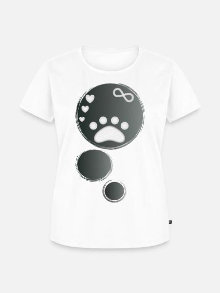 Tier Gedanken - Frauen Premium Bio T-Shirt - Weiß