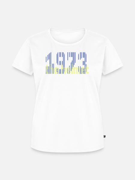 The Helmet 1973 - Frauen Premium Bio T-Shirt - Weiß