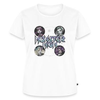 Monster High™ Draculaura, Frankie Stein & Ses Amis - T-shirt Premium bio Femme - blanc - Devant - AI Model Female 172 dark (172cm)