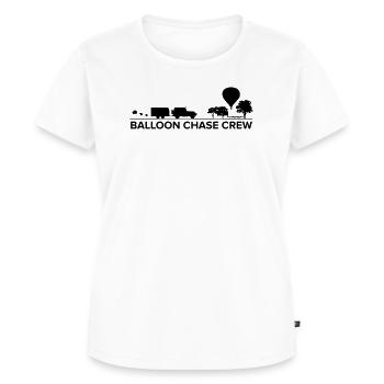 Ballonjagd Besatzung - Frauen Premium Bio T-Shirt - Weiß - Vorne - AI Model Female 172 dark (172cm)