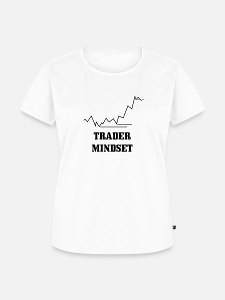 Denkweise des Traders - Frauen Premium Bio T-Shirt - Weiß