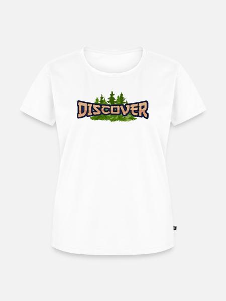 Entdecken Sie die Natur - Frauen Premium Bio T-Shirt - Weiß