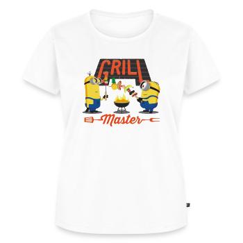 Minions Grill Master - Frauen Premium Bio T-Shirt - Weiß - Vorne - AI Model Female 172 dark (172cm)