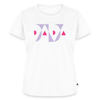 DADA with color selection - Women's Premium Organic T-shirt - white - Front - AI Model Female 172 dark (172cm)