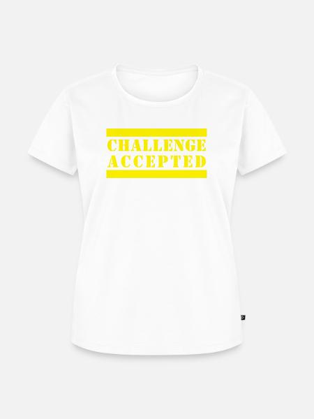CHALLENGE ACCEPTED - Frauen Premium Bio T-Shirt -