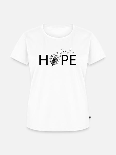 Hope - Frauen Premium Bio T-Shirt - Weiß
