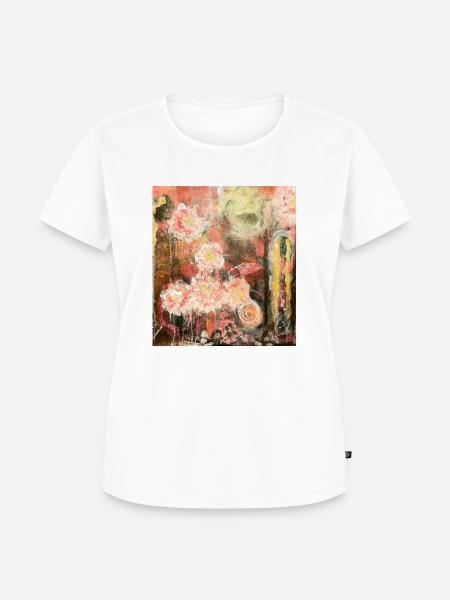 Fleur - Frauen Premium Bio T-Shirt - Weiß