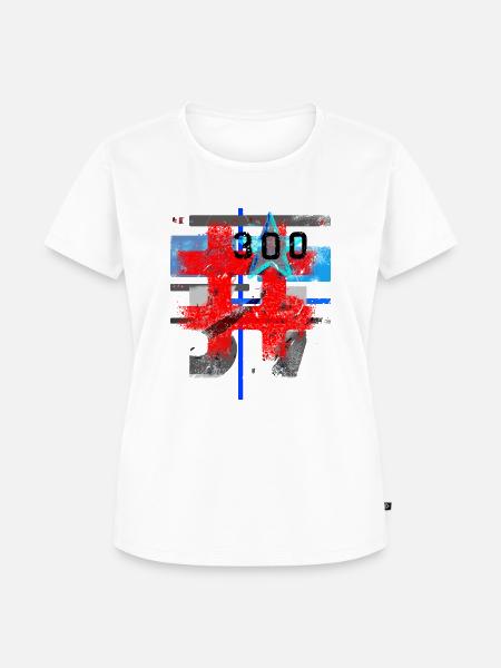 Abstrakt Casual - Frauen Premium Bio T-Shirt - Weiß