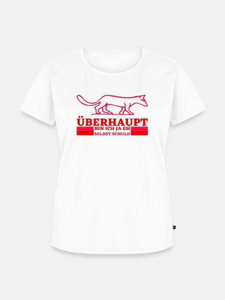 Ich bin immer Schuld - Frauen Premium Bio T-Shirt - Weiß