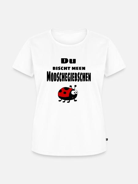 Modschegiebschen - sächsisch - Frauen Premium Bio T-Shirt - Weiß