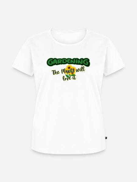 Pflanzen lieben es - Frauen Premium Bio T-Shirt - Weiß