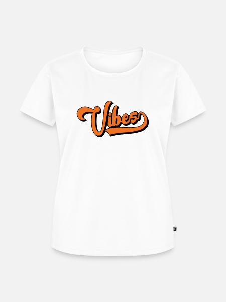 Vibes - Frauen Premium Bio T-Shirt - Weiß