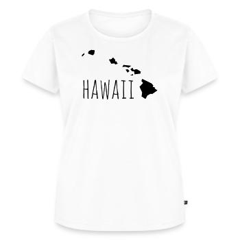 hawaii - T-shirt Premium bio Femme - blanc - Devant - AI Model Female 172 dark (172cm)