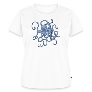 Octopus - Women's Premium Organic T-shirt - white - Front - AI Model Female 172 dark (172cm)