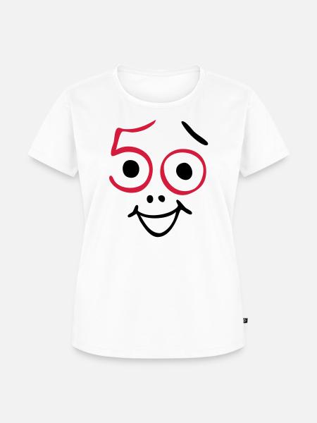 50 ans et toujours frais! - T-shirt Premium bio Femme - blanc