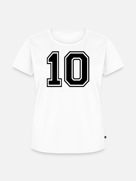10 - Frauen Premium Bio T-Shirt - Weiß