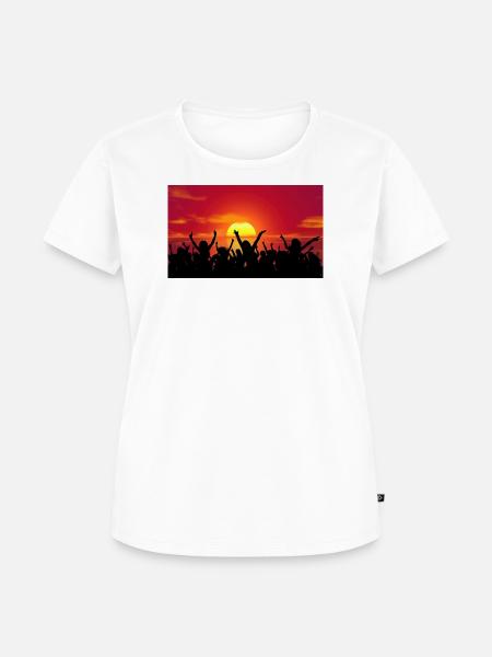 Feier - Frauen Premium Bio T-Shirt - Weiß