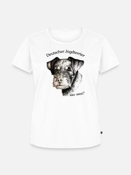 Jagdterrier - Was sonst? - Frauen Premium Bio T-Shirt - Weiß