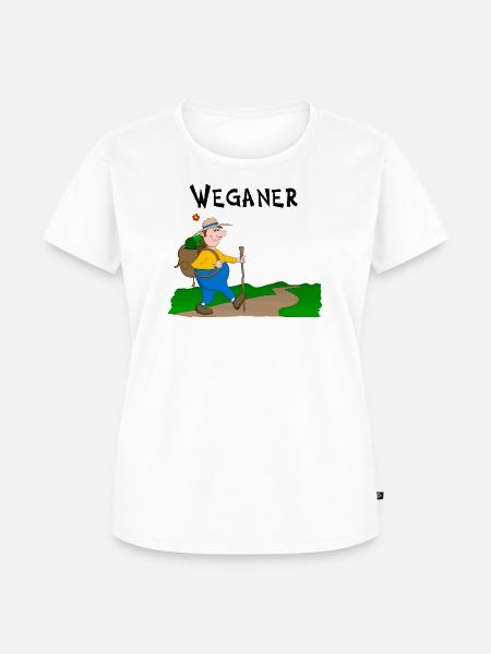 Wanderlust - Frauen Premium Bio T-Shirt - Weiß