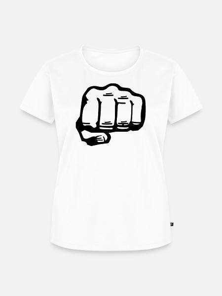 Faust - Frauen Premium Bio T-Shirt - Weiß