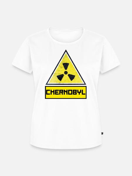 Tschernobyl radioaktiv - Frauen Premium Bio T-Shirt - Weiß