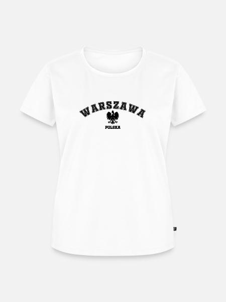 Warszawa Polska - Frauen Premium Bio T-Shirt - Weiß