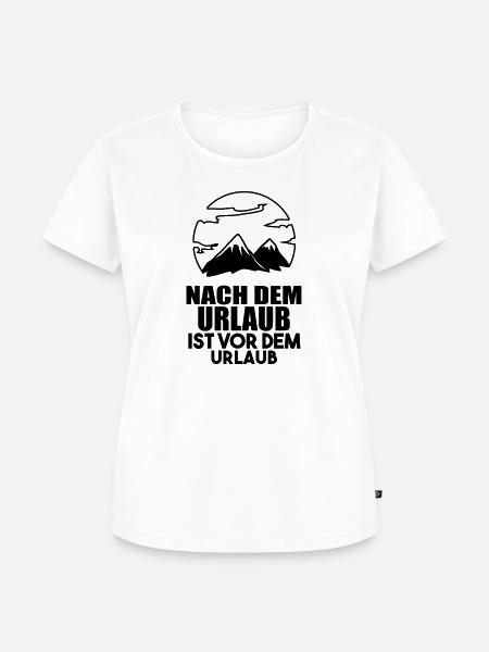 Urlaub - Frauen Premium Bio T-Shirt - Weiß