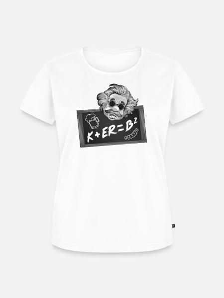 Kerb - Einfache Mathematik - Frauen Premium Bio T-Shirt - Weiß