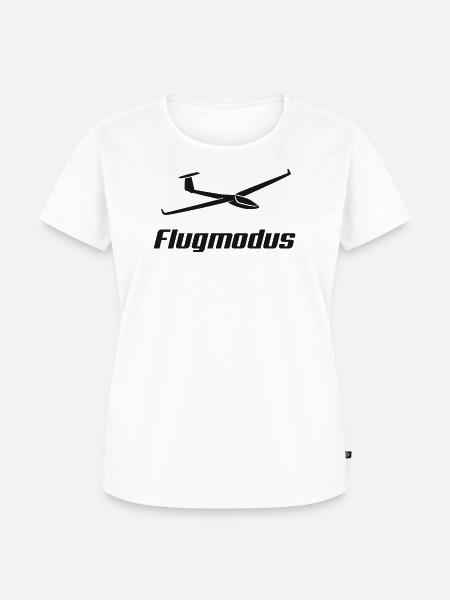 Flugmodus Segelflug - Frauen Premium Bio T-Shirt - Weiß
