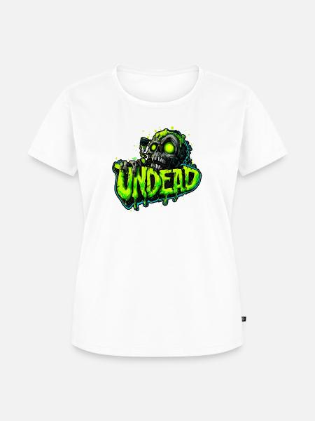Undead - Frauen Premium Bio T-Shirt - Weiß