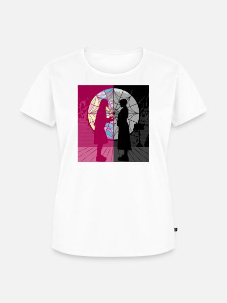 Eine Anspielung auf Wednesday - Frauen Premium Bio T-Shirt - Weiß