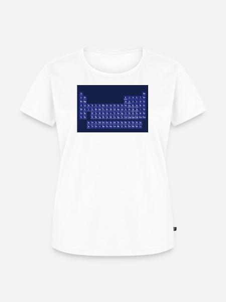 Das Periodensystem der Elemente - Frauen Premium Bio T-Shirt - Weiß