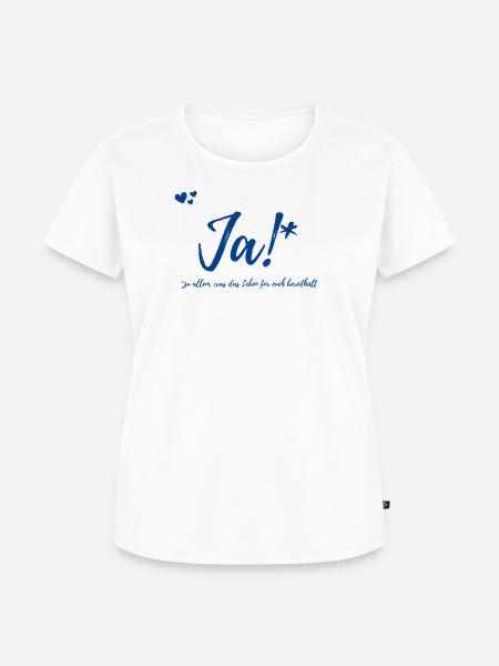 Geschenk Hochzeit - Frauen Premium Bio T-Shirt - Weiß