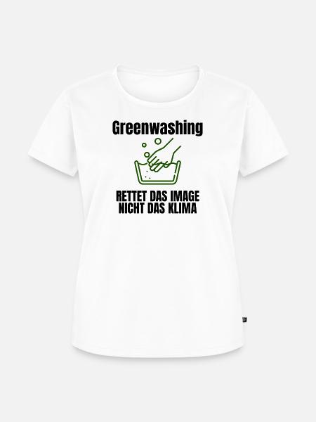Handwäsche Illustration Trend - Frauen Premium Bio T-Shirt - Weiß