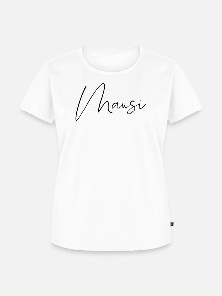 mausi / handschrift design - Frauen Premium Bio T-Shirt - Weiß