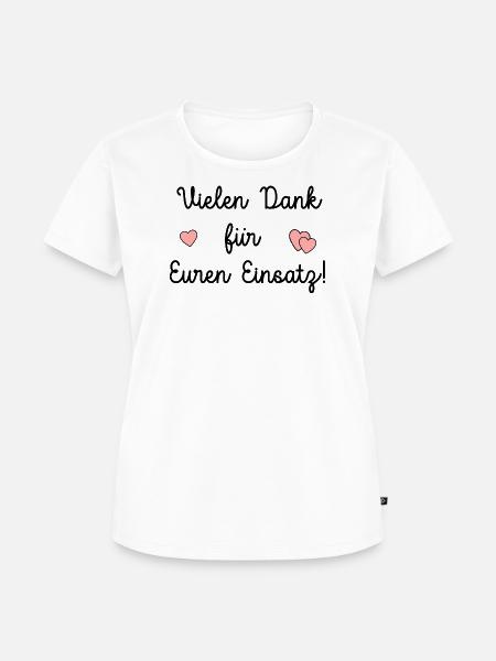 Vielen Dank Gruppe Team - Frauen Premium Bio T-Shirt - Weiß