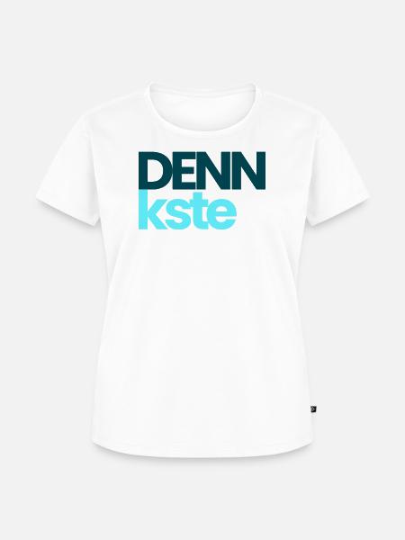DENNkste Support Shirt - Frauen Premium Bio T-Shirt - Weiß