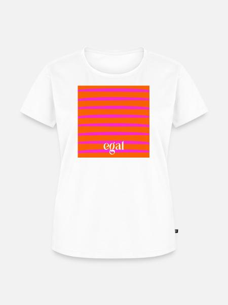GLEICHGÜLTIGKEIT EGAL - Frauen Premium Bio T-Shirt - Weiß
