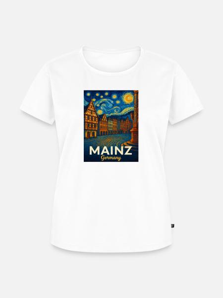 Mainz - Frauen Premium Bio T-Shirt - Weiß