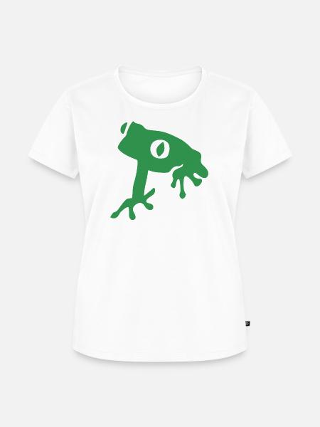 Sei kein Frosch - Frauen Premium Bio T-Shirt - Weiß