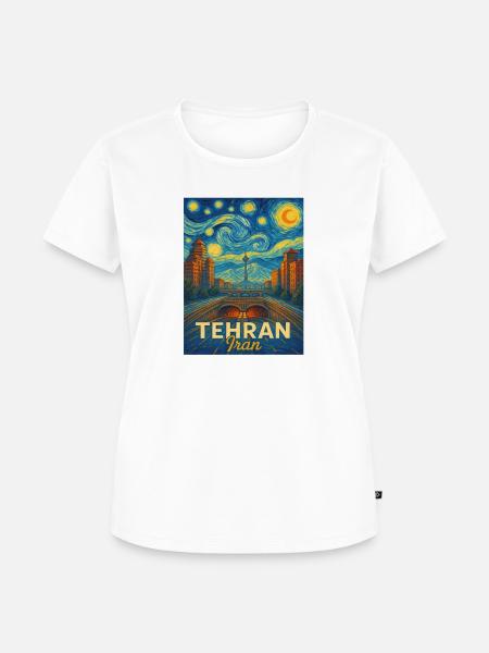 Teheran Iran - Frauen Premium Bio T-Shirt - Weiß