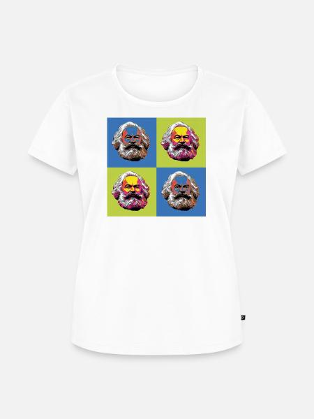 Karl Marx & Kommunismus & Kommunist - Frauen Premium Bio T-Shirt - Weiß
