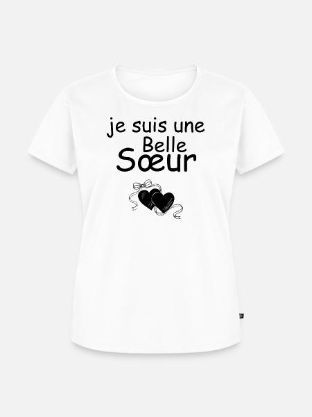 Ich bin Schwägerin - Frauen Premium Bio T-Shirt - Weiß