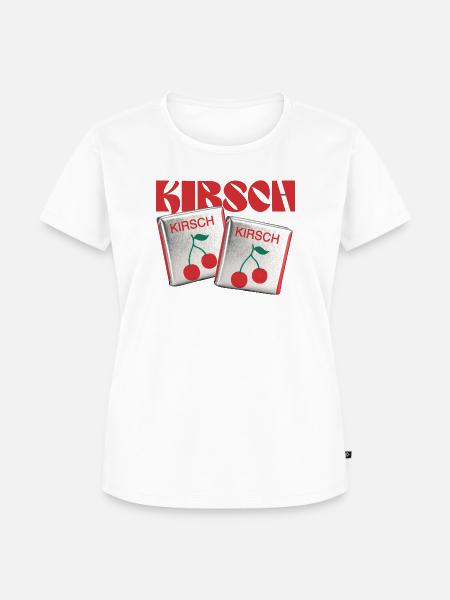 Halloren Frukas Kirsche - Frauen Premium Bio T-Shirt - Weiß