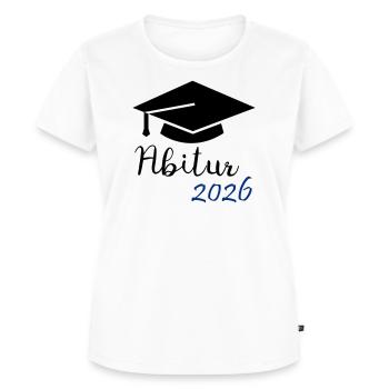 Abitur 2026 - Frauen Premium Bio T-Shirt - Weiß - Vorne - AI Model Female 172 dark (172cm)