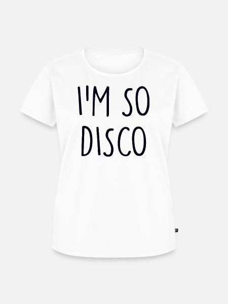 Disco - Frauen Premium Bio T-Shirt - Weiß