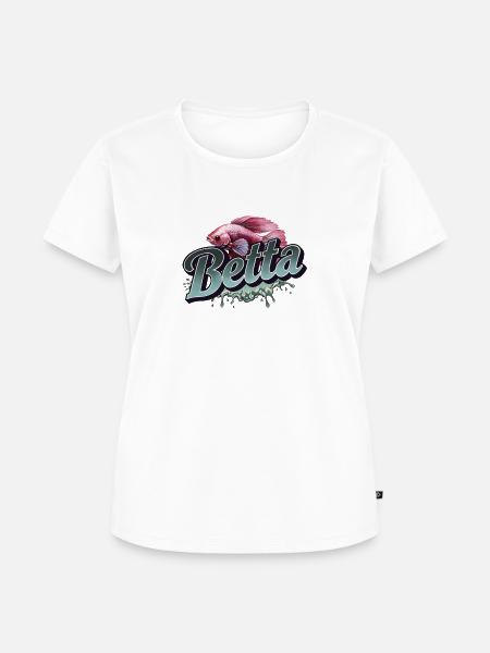 Betta Fisch - Kampffisch - Frauen Premium Bio T-Shirt - Weiß