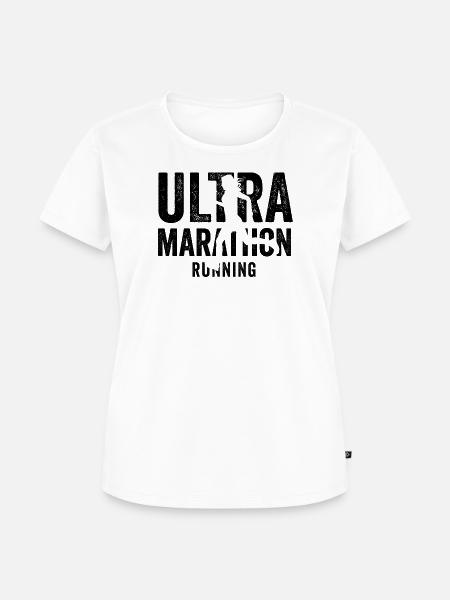 Ultra-Marathon-Lauf - Frauen Premium Bio T-Shirt - Weiß