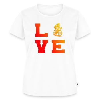 Direct Roadbike Statement - Women's Premium Organic T-shirt - white - Front - AI Model Female 172 dark (172cm)